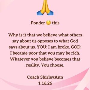 January 16, 2026 Inspiration